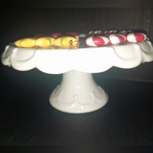 Avon cake plate stand with interchangeable charms - Picture 2 of 8